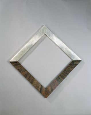 Piece -- materials: silver, palissander; dimensions: 60 x 60;
