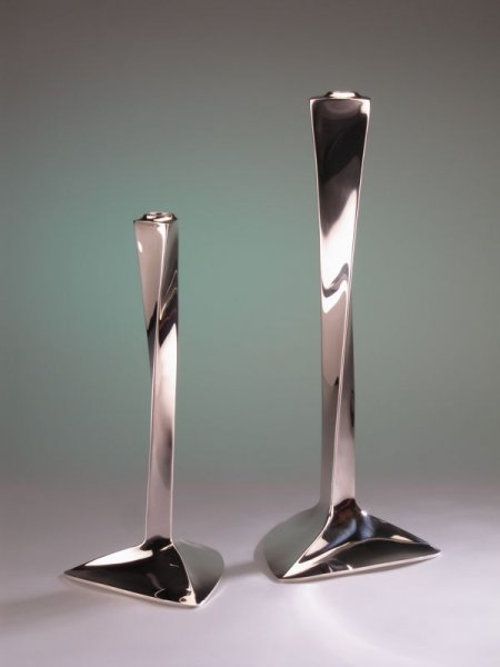 Piece -- materials: silver; dimensions: 35 and 45 cm h;