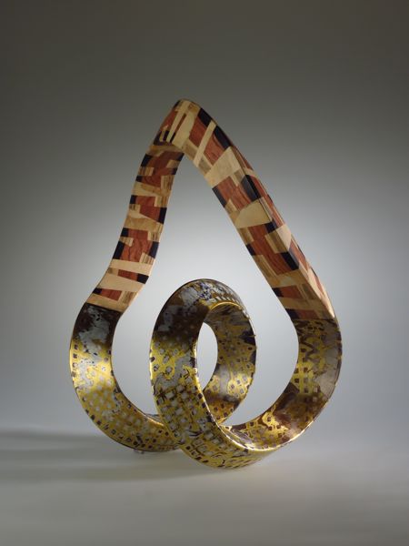 Piece -- materials: silver,brass,bamboo, bubinga, ebony; dimensions: 35 x 25 x 43 h cm;
