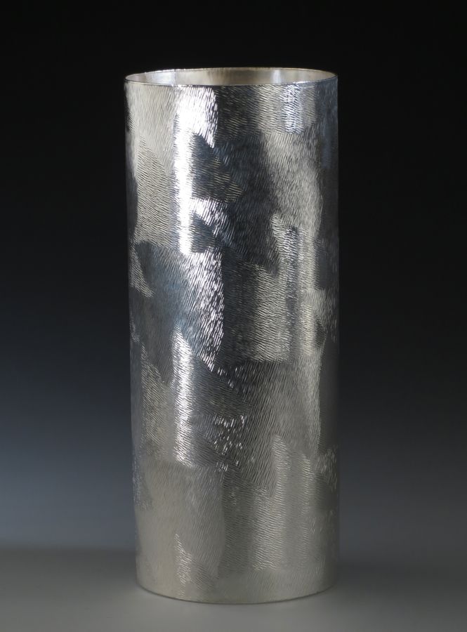 Piece -- materials: silver; dimensions: diameter 11.2, 25.2 h cm;