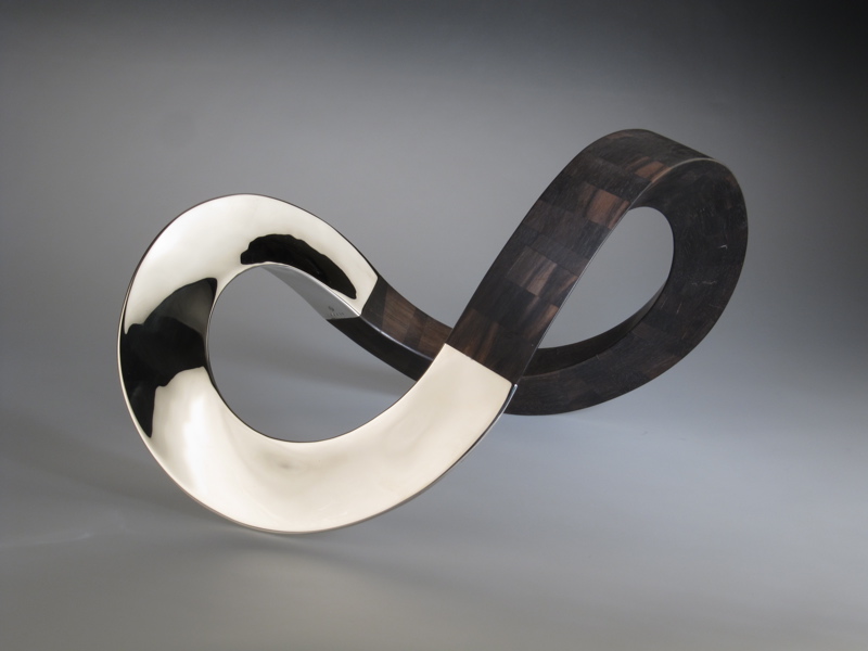 Piece -- materials: silver, ebony; dimensions: 37 x 31 x 22 h cm;