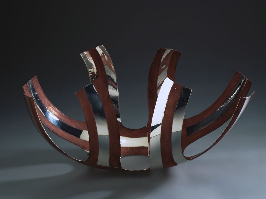 Piece -- materials: silver, copper; dimensions: 40 x 24 x 20 h cm;