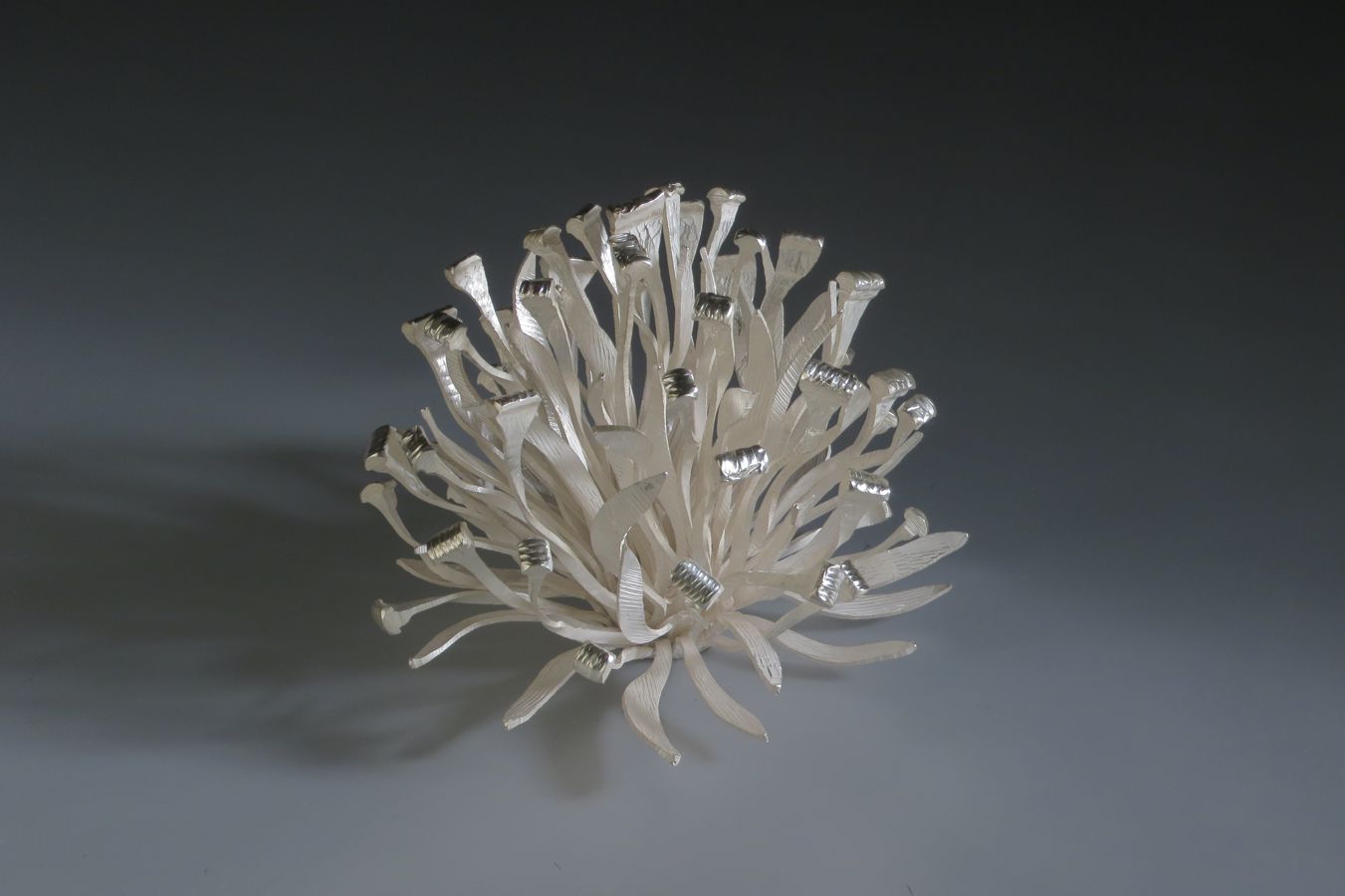 Piece -- materials: silver; dimensions: diameter 16 x 12 h cm;