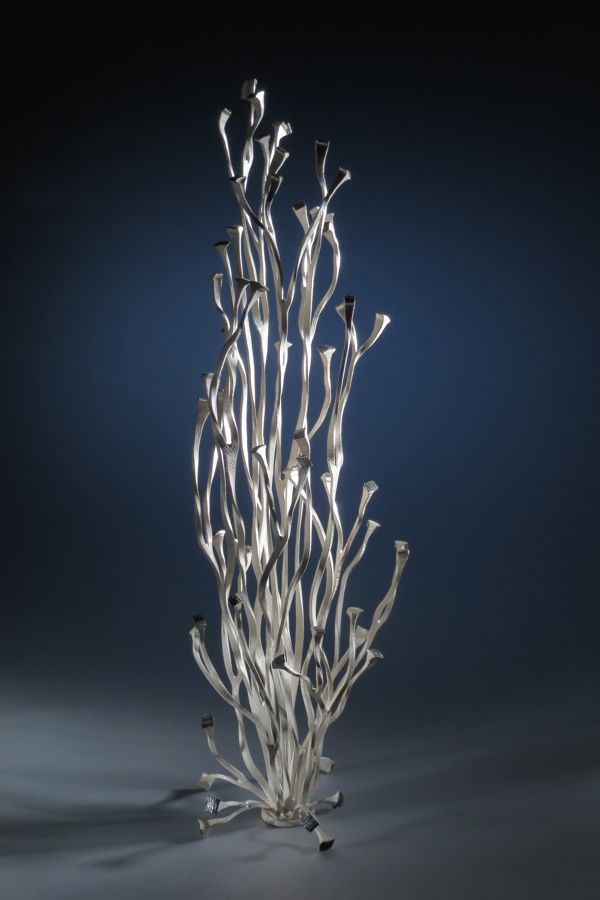 Piece -- materials: silver; dimensions: diameter 21, h 50 cm;