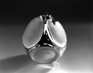 Piece -- materials: silver; dimensions: 15 x 15 x 16h;