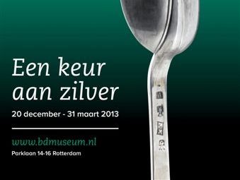  Tentoonstelling Een keur aan zilver in het Belastingmuseum in Rotterdam, 20 december 2012 - 31 maart 2013